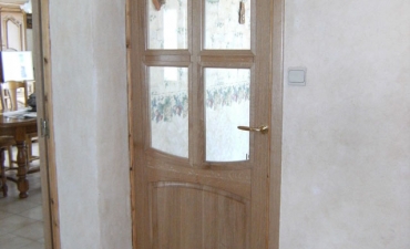 Porte d'intérieur en bois sur mesure